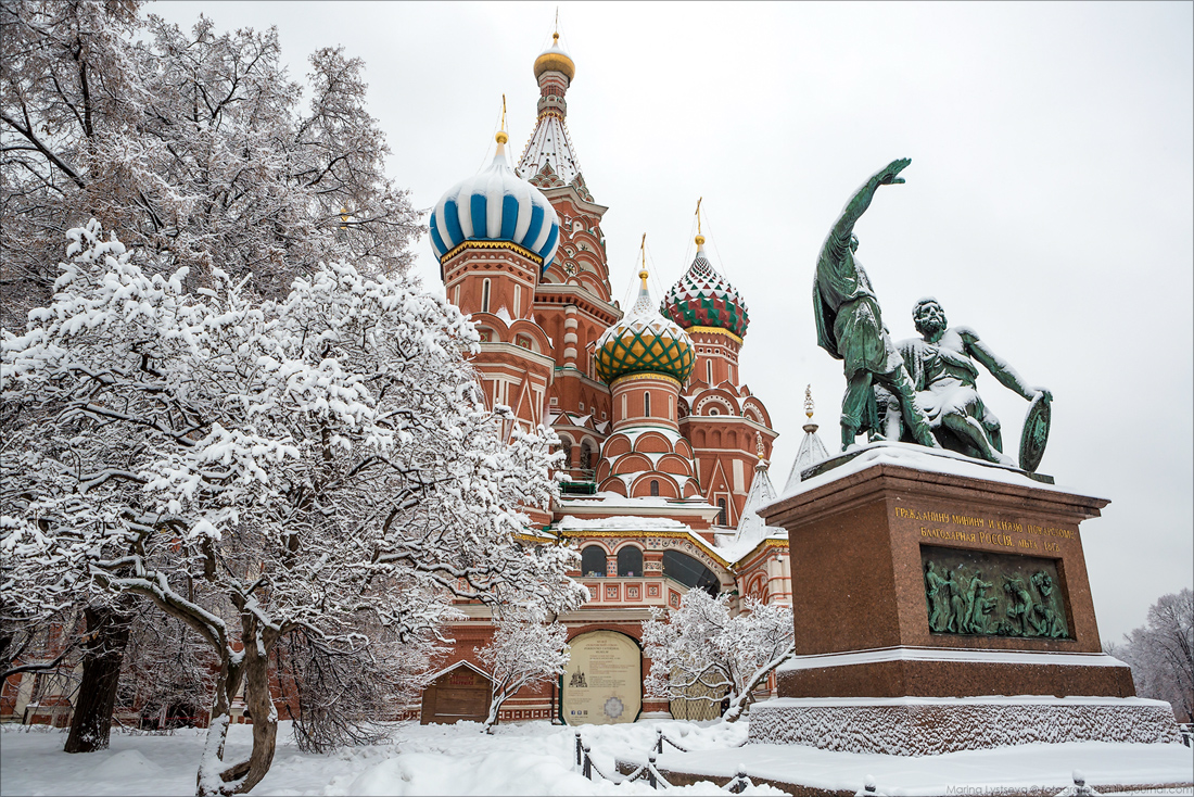 Зима в москве картинки