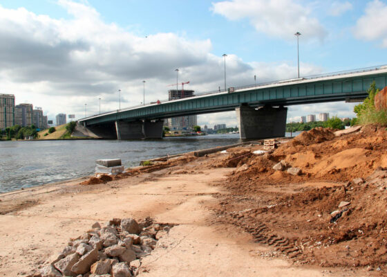 Между Ленинградским мостом и Северным речным вокзалом скоро можно будет прогуляться пешком