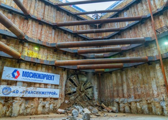 Готов первый тоннель между станцией «Вавиловская» и «Академическая» Троицкой линии метро