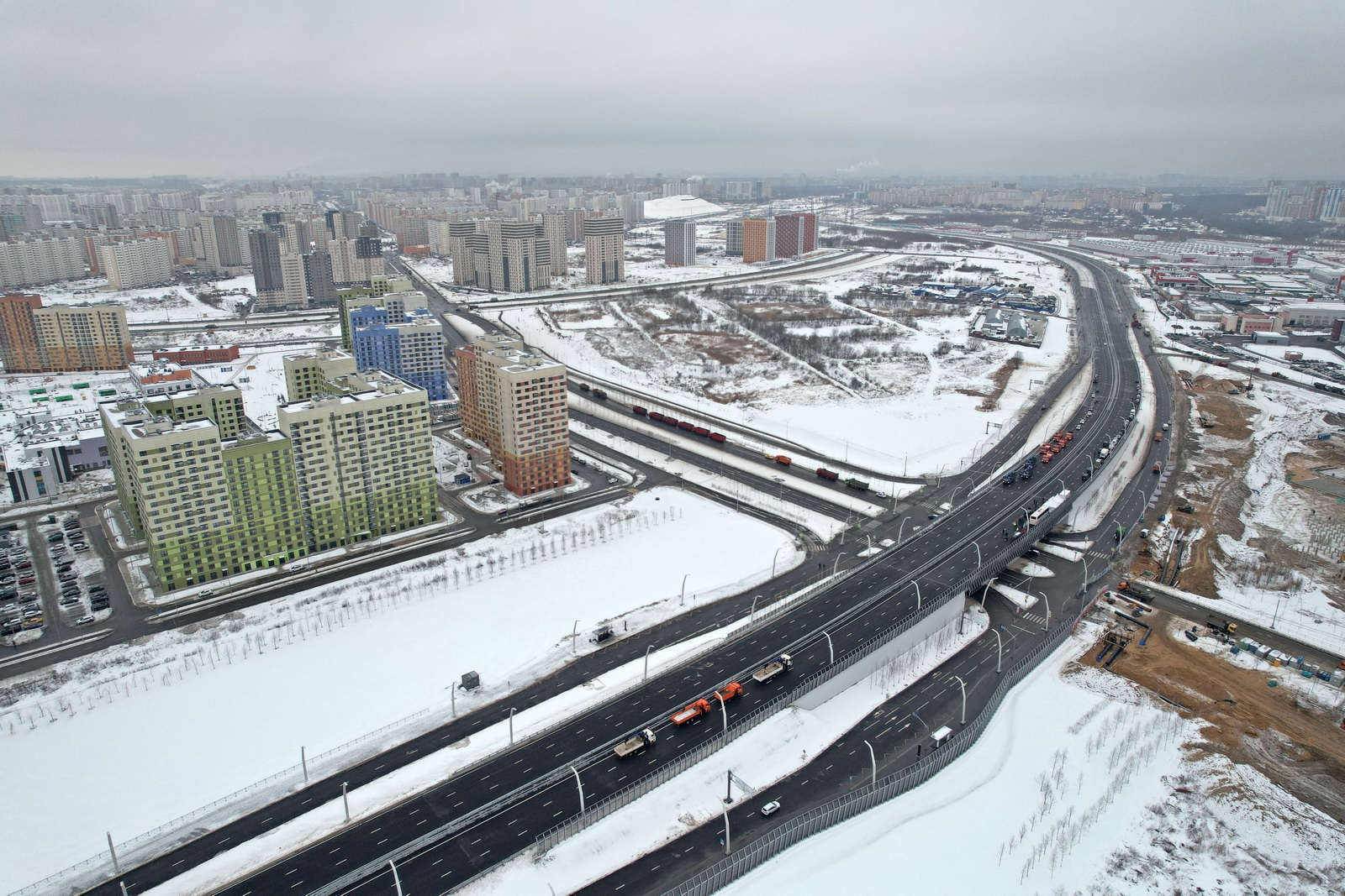 Московский скоростной диаметр схема