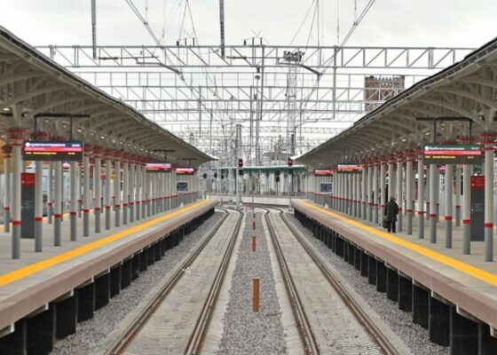 В мае на Белорусском вокзале планируется открыть две новых платформы МЦД