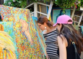 На Никитском бульваре организуют бесплатные мастер-классы по живописи и хендмейду